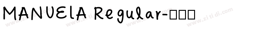 MANUELA Regular字体转换